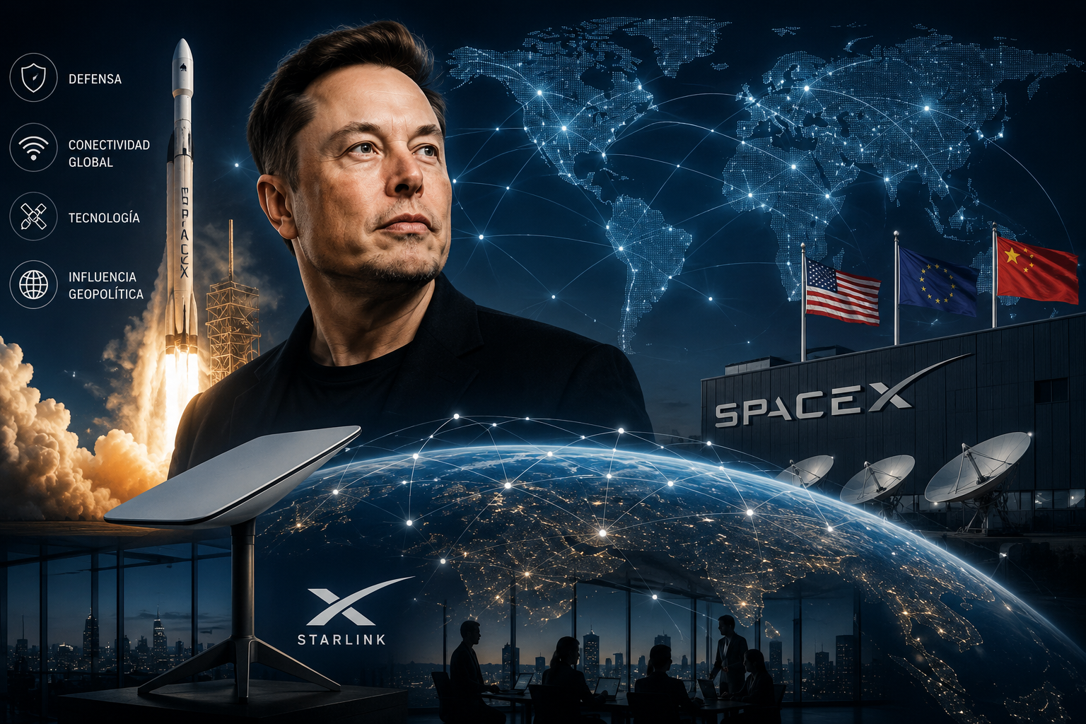 SpaceX no es solo una empresa espacial. Es la señal más clara de que el poder en el siglo XXI ya no se mide solo en territorios o ejércitos, sino en quién controla la infraestructura invisible que sostiene el mundo. Y eso cambia todo para los negocios.